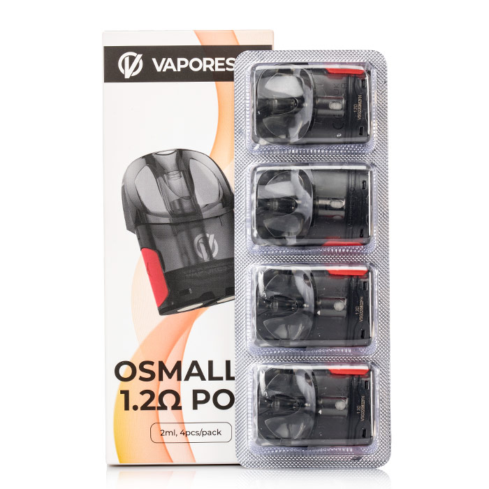 Vaporesso Osmall 2 Pod Cartridge for Osmall kit, Osmall 2 kit 2ml (4pcs/pack)