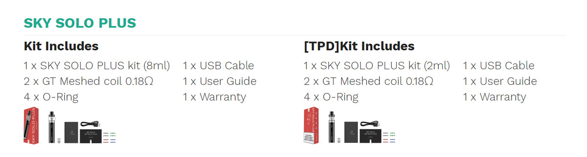 Vaporesso Sky Solo Plus Kit