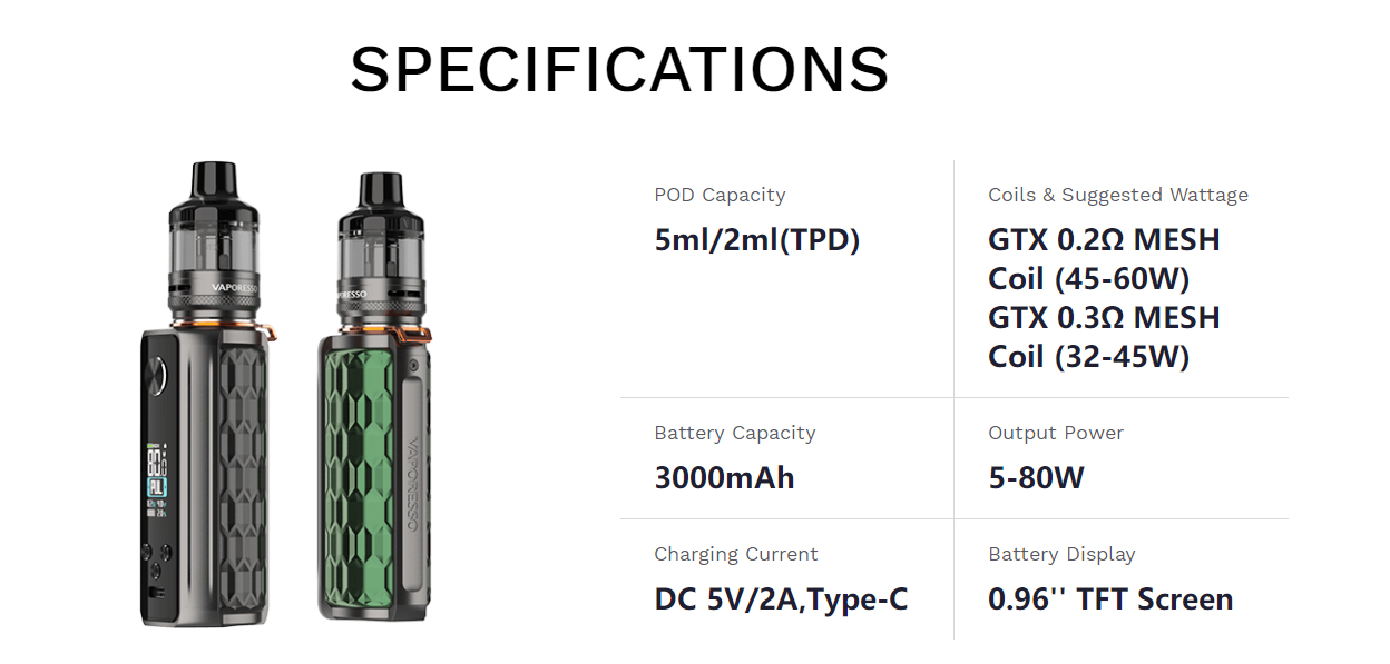 Vaporesso Target 80 Kit