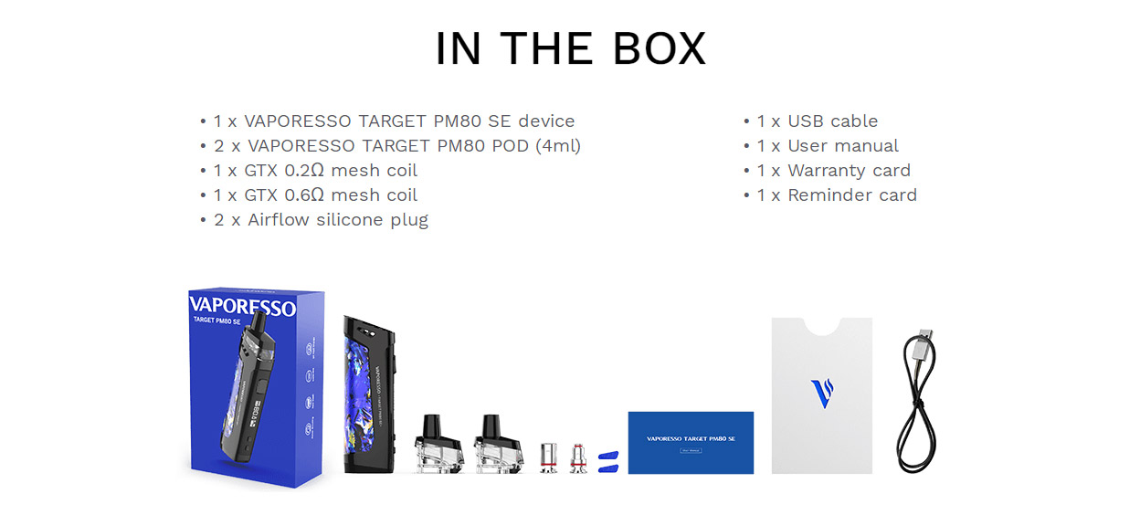 Vaporesso TARGET PM80 SE Kit