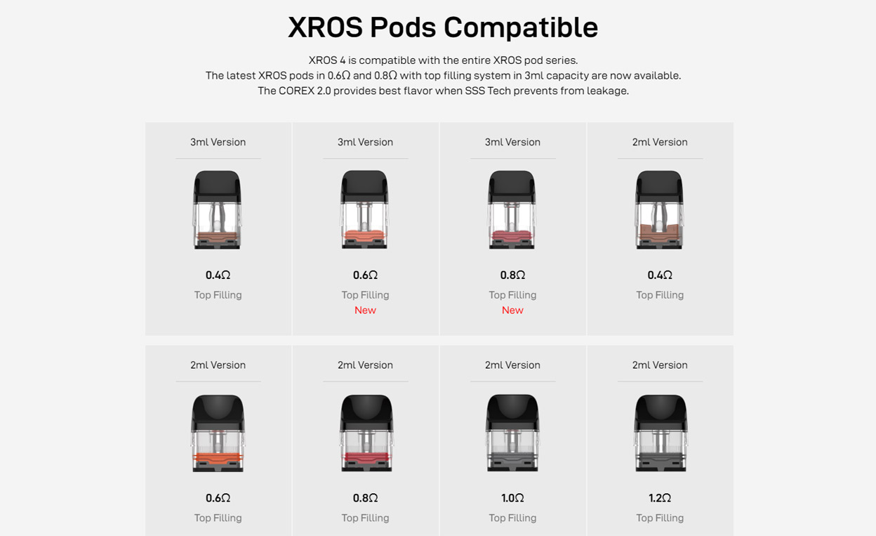 Vaporesso XROS 4 套件