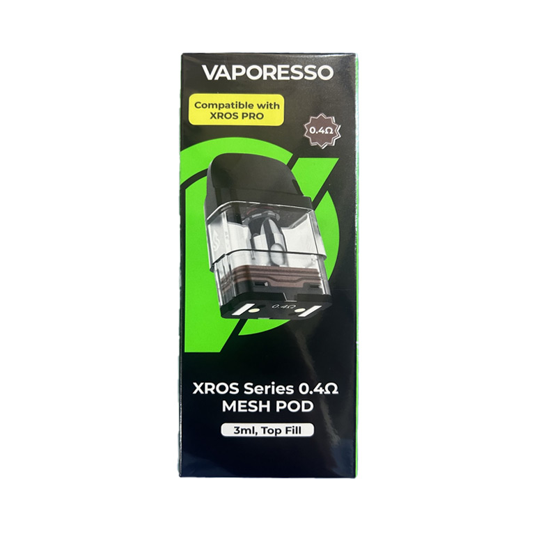 Vaporesso Xros Series Pod Cartridge for Xros / Xros 2 /Xros Mini / Xros 3 / Xros 3 Mini / Xros Nano / Xros 3 Nano / Xros Pro/ Xros Cube Pod 2ml / 3ml (4pcs/pack)