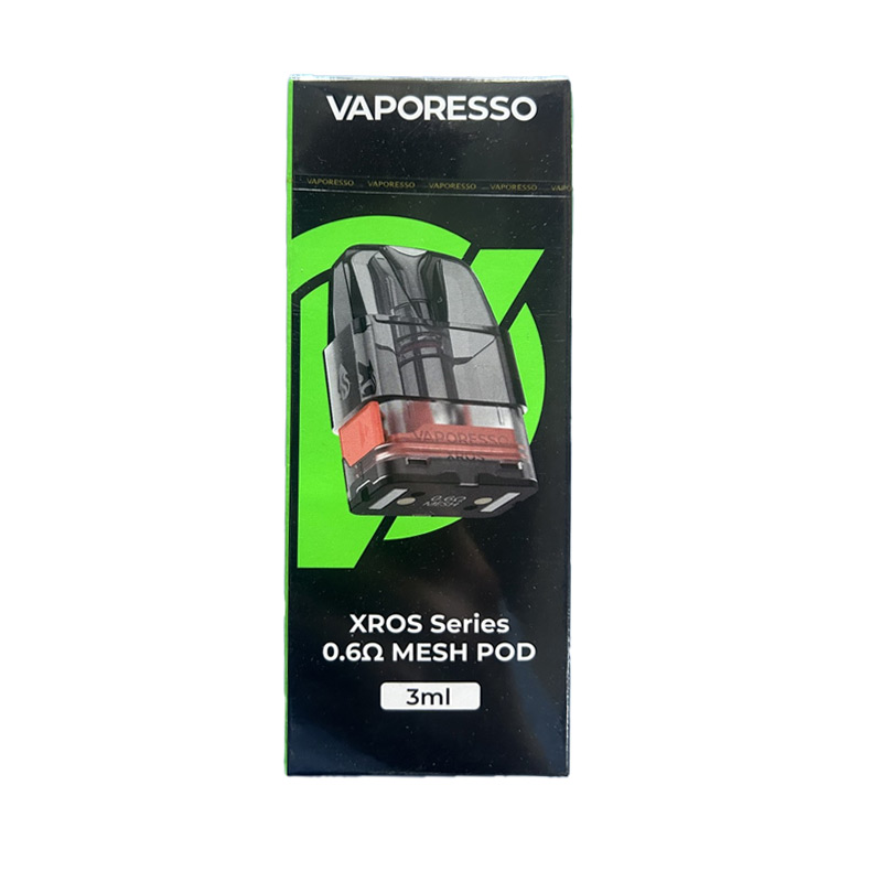 Vaporesso Xros Series Pod Cartridge for Xros / Xros 2 / Xros Mini / Xros 3 / Xros 3 Mini / Xros Nano / Xros 3 Nano / Xros Pro / Xros Cube / XROS 4 / XROS 4 Mini 2ml / 3ml (4pcs/pack)