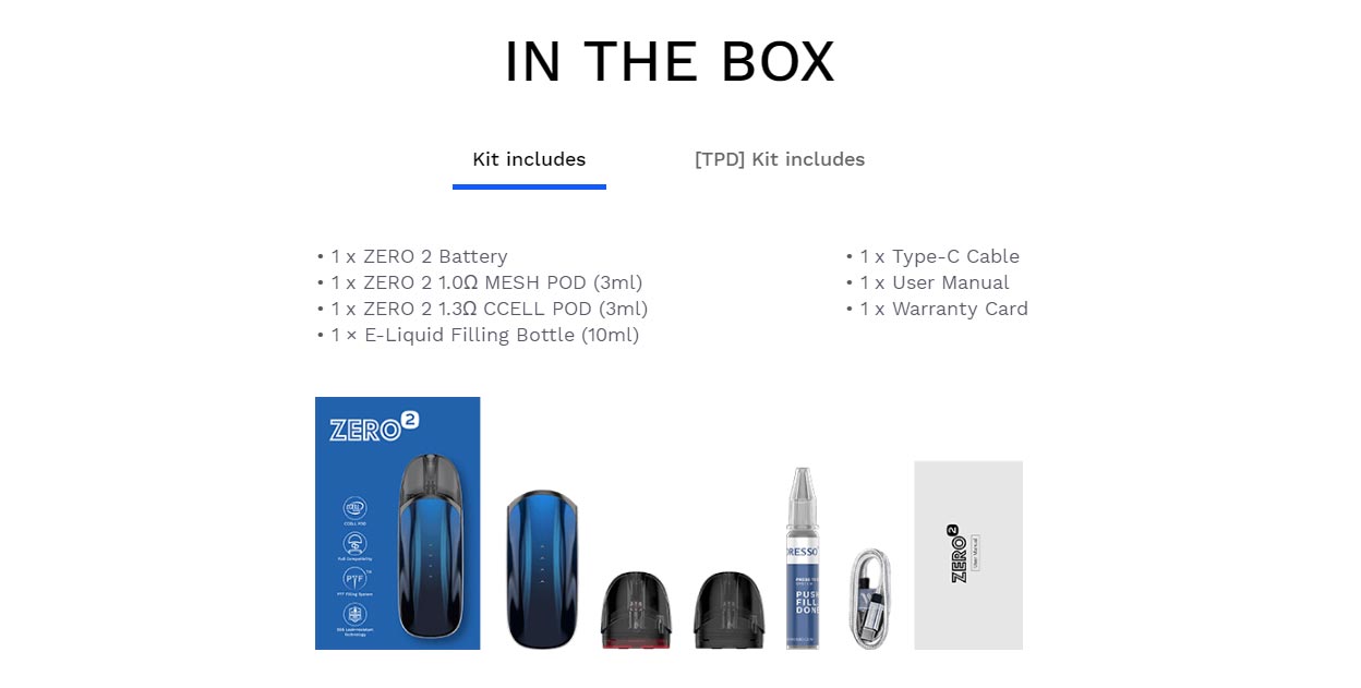 Vaporesso Zero 2 Kit