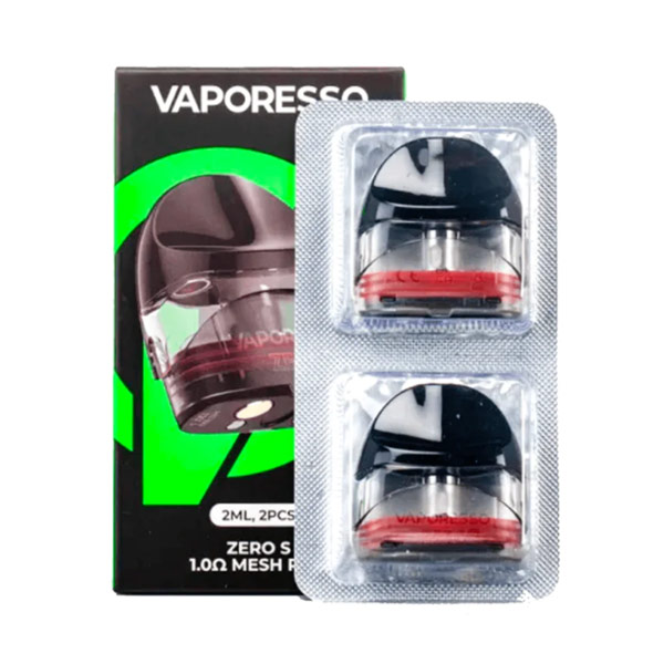 Vaporesso Zero S Pod Cartridge for Zero,Zero Care,Zero S,Zero 2 Kit 2ml (2pcs/pack)