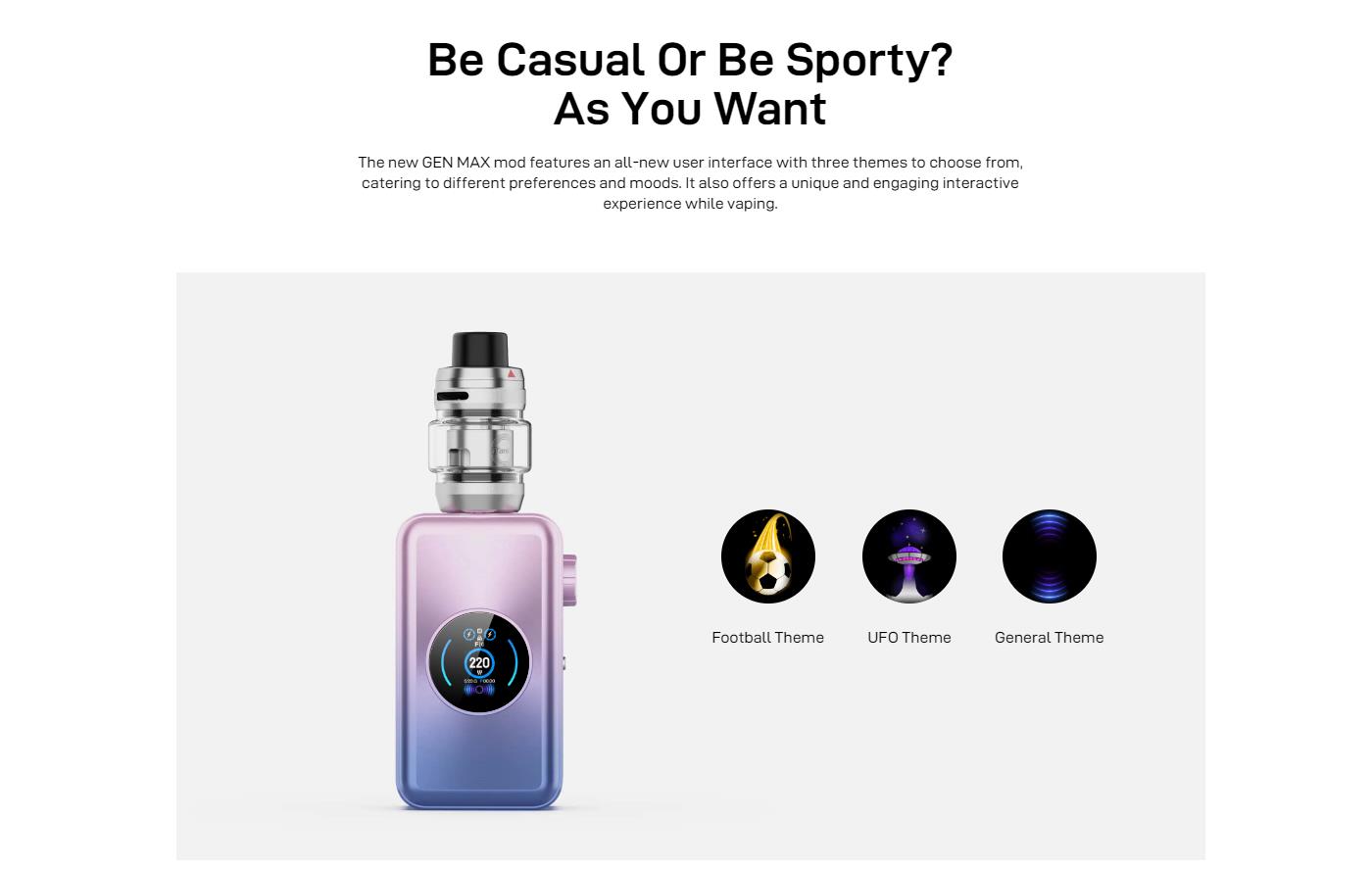 Vaporesso Kit de modificao GEN MAX