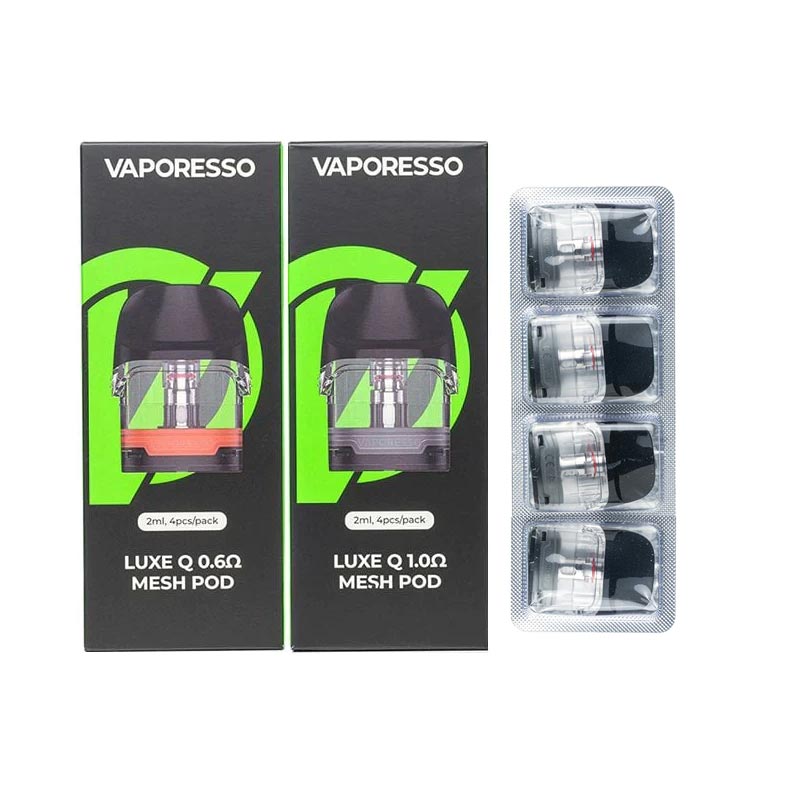 Vaporesso LUXE Q Pod Cartridge for LUXE QS Kit / Luxe Q Kit / LUXE Q2 Kit / LUXE Q2 SE Kit 2ml / 3ml (4pcs/pack)