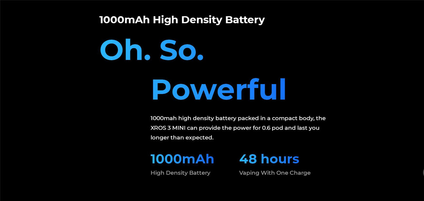 Vaporesso XROS 3 Mini Battery