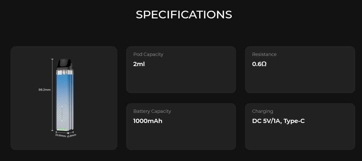 Vaporesso XROS 3 Mini Battery