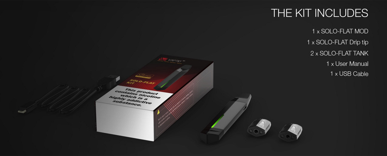 Vaptio Solo-Flat Kit 650mAh