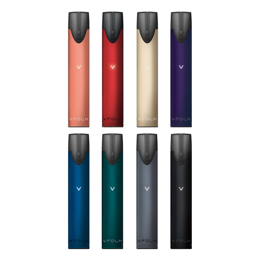 VFOLK Pro Pre-Filled Pod System Kit and 2 pack Pod Cartridge 350mAh 1.2ml