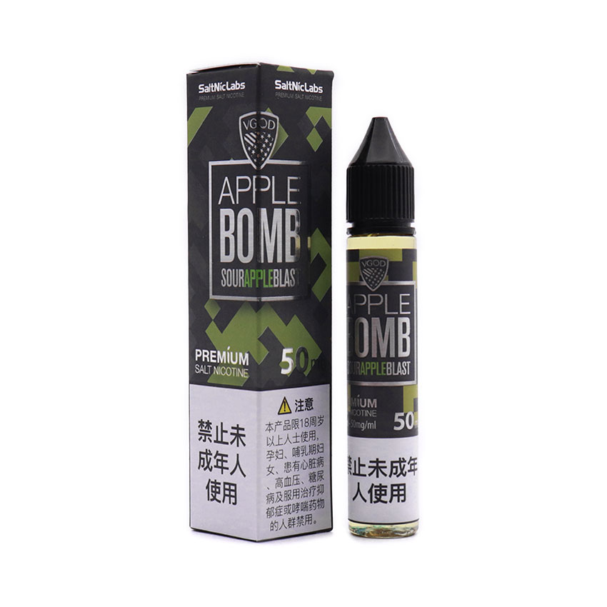 30ml VGOD Apple Bomb Nic Salt E-liquid (Chinese Edition)
