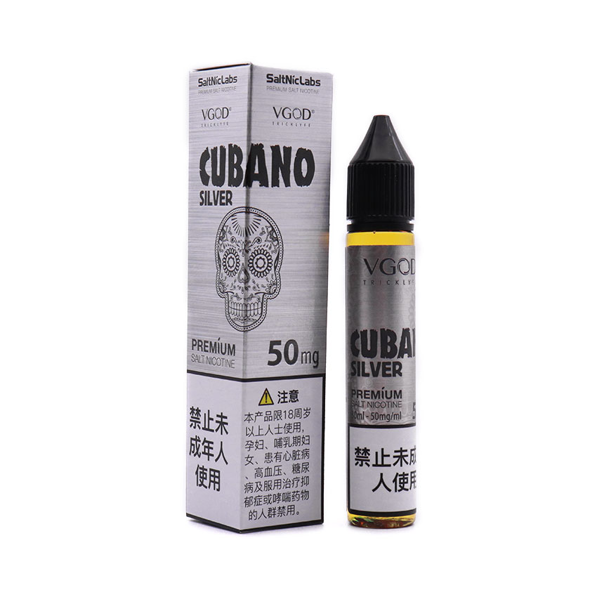 30ml VGOD Cubano Sliver Nic Salt E-liquid (Chinese Edition)