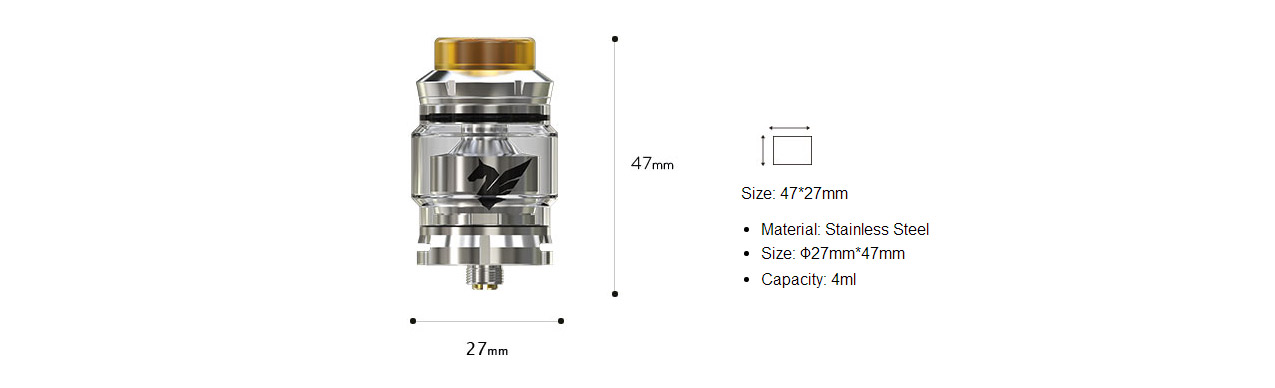Wismec Bellerophon RTA Atomizer