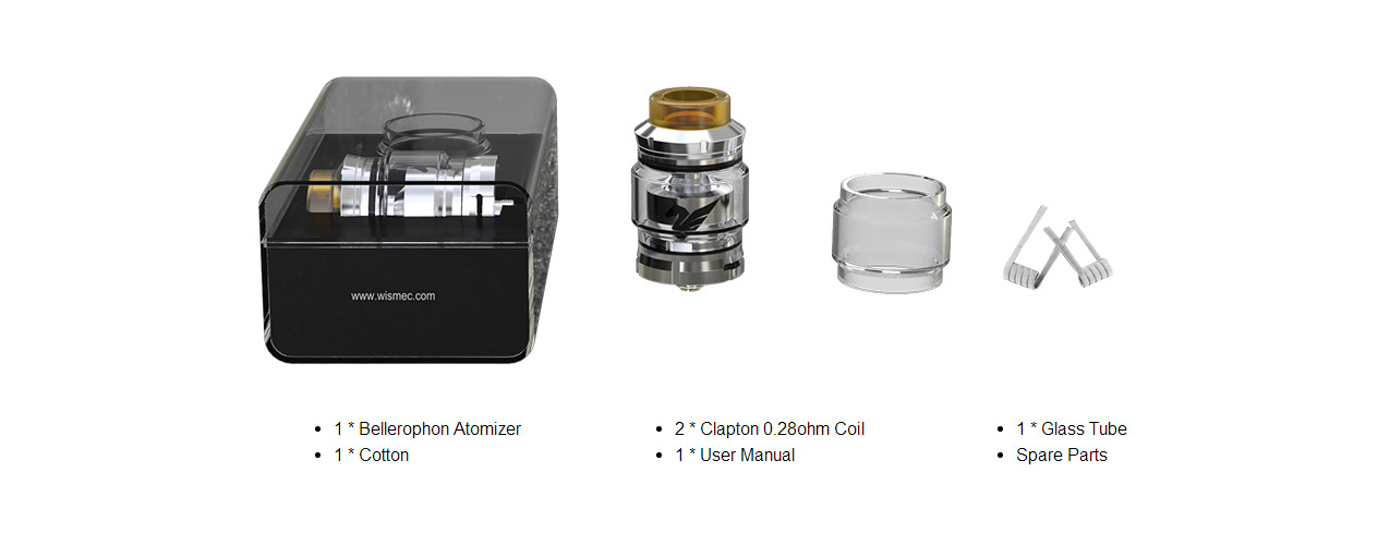 Wismec Bellerophon RTA Atomizer