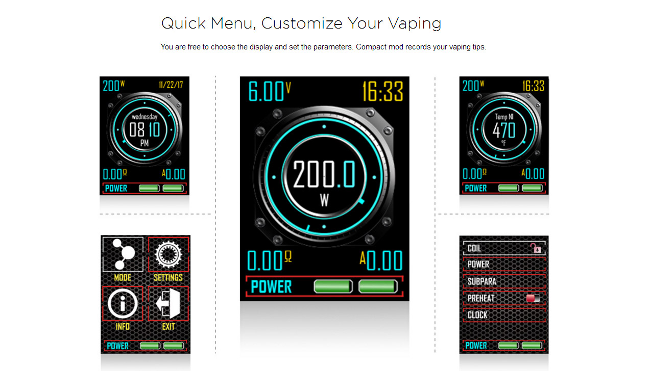 Wismec Sinuous Ravage230 200W Mod