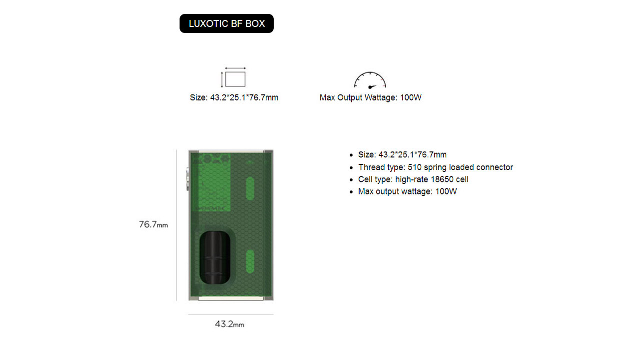 Wismec Luxotic BF Box Mod