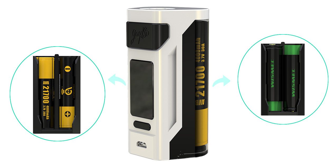 wismec rx2 21700 with gnome atomizer