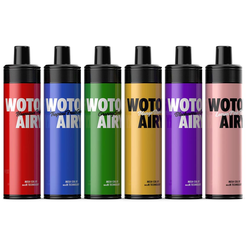 Wotofo Airy 1000 Puffs Rechargeable Disposable Kit 850mAh 12ml