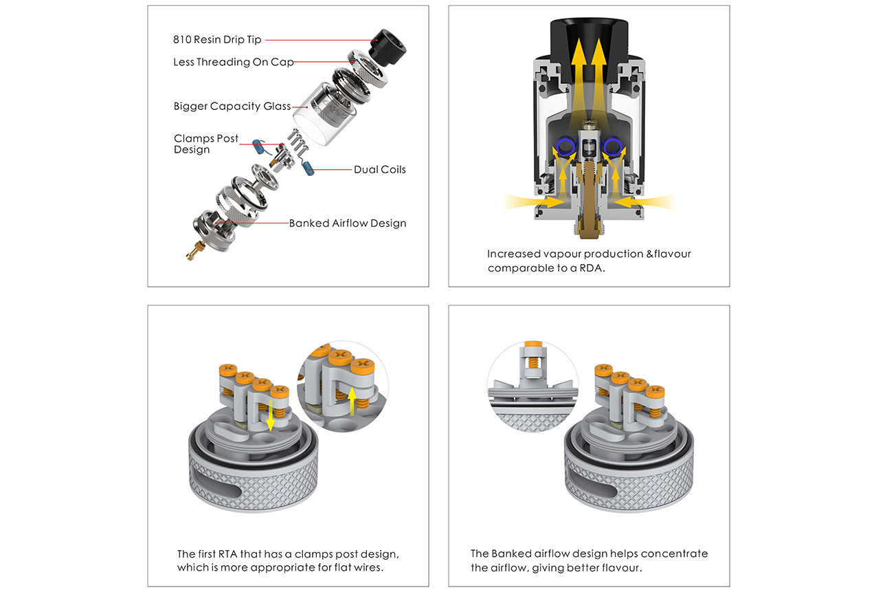 Wotofo Bravo RTA Atomizer