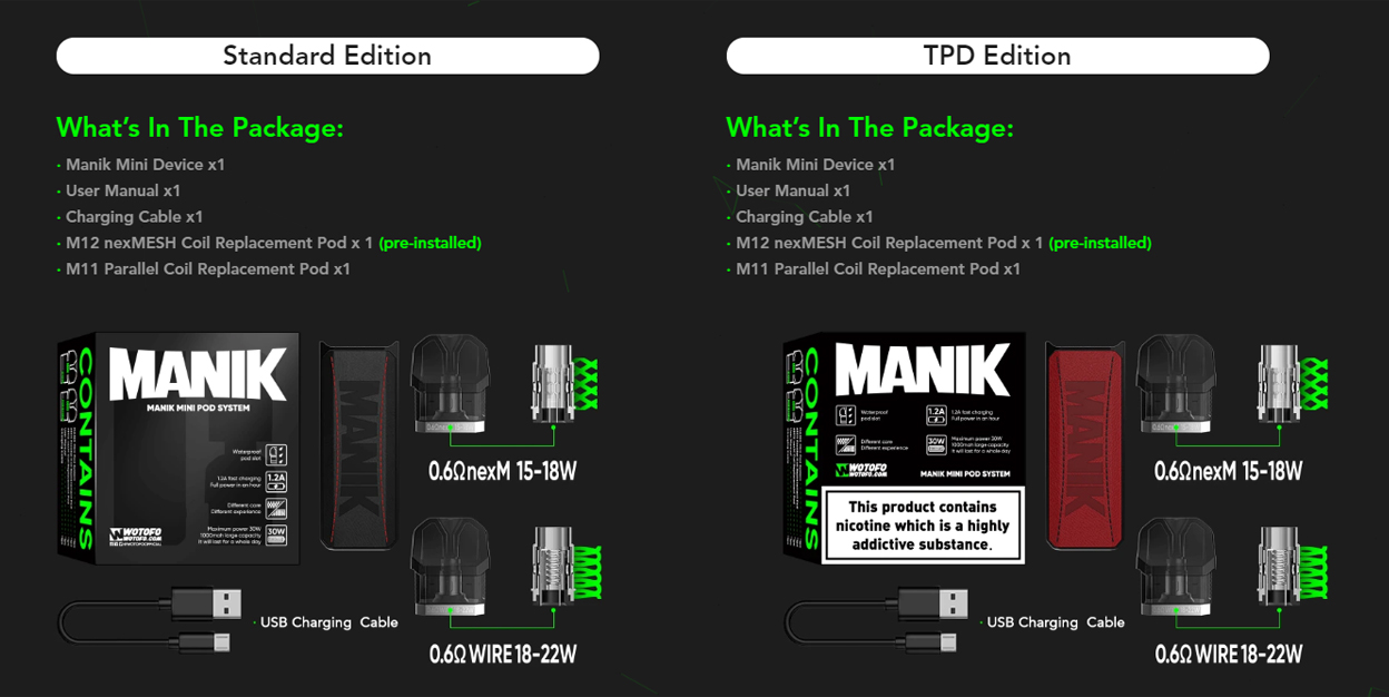 Wotofo Manik Mini Kit