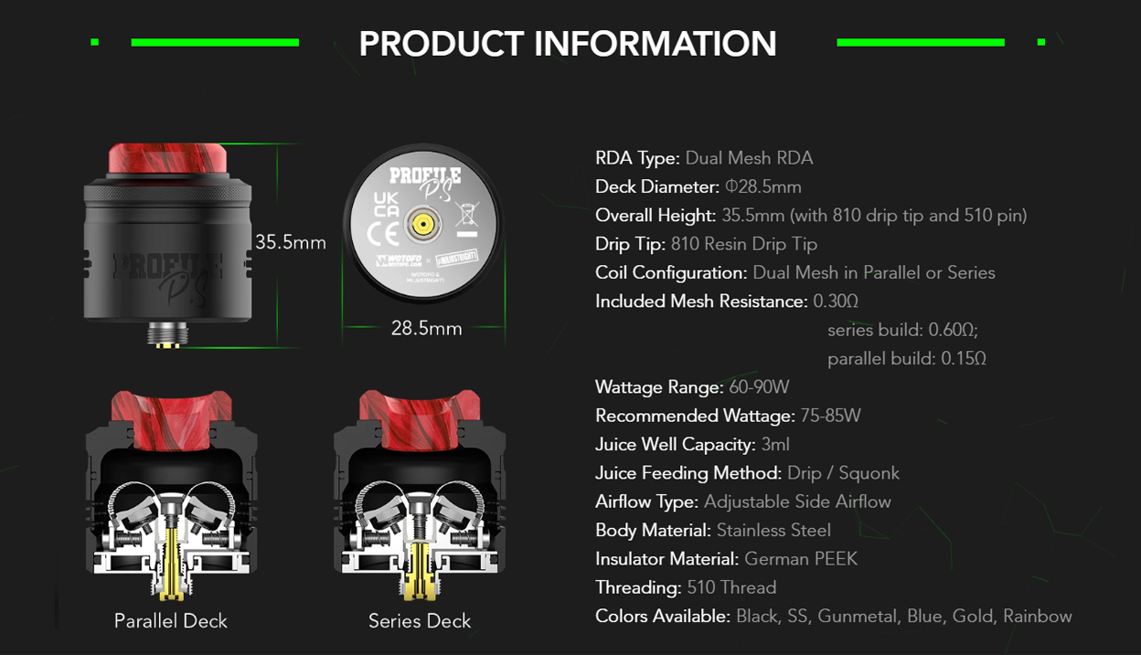 Wotofo Profile PS RDA