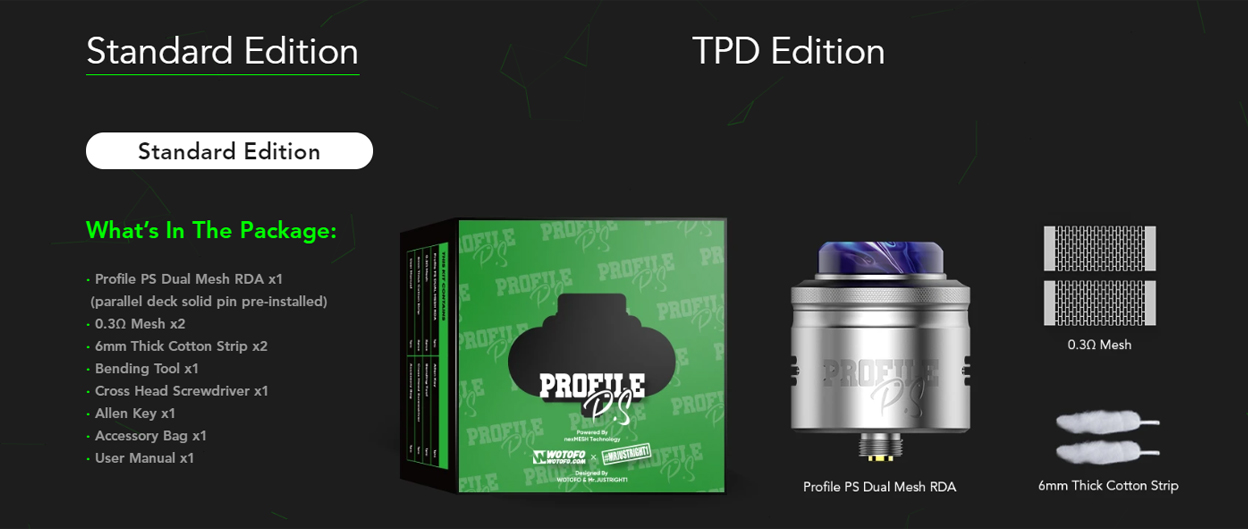 Wotofo Profile PS RDA