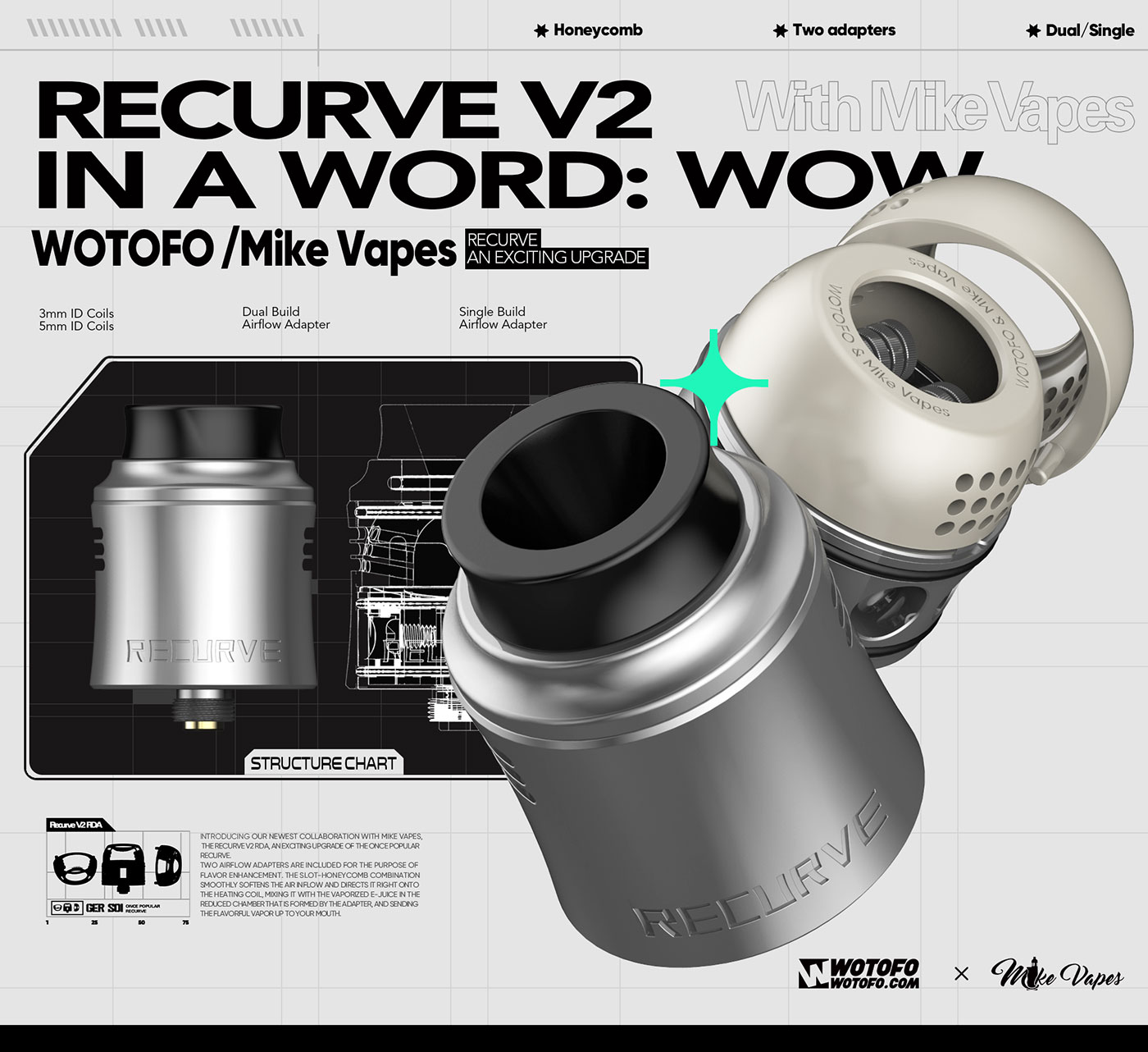 Wotofo Recurve V2 RDA Atomizer