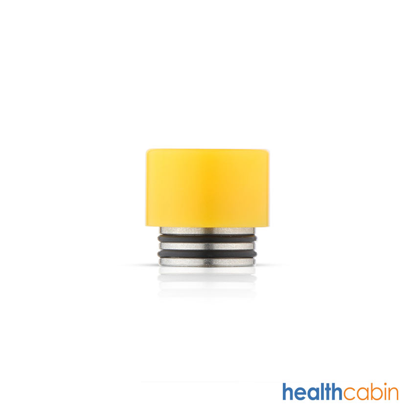 Delrin & Stainless Wide Bore Drip Tip for Smok TFV8 Cloud Beast Tank Atomizer Yellow