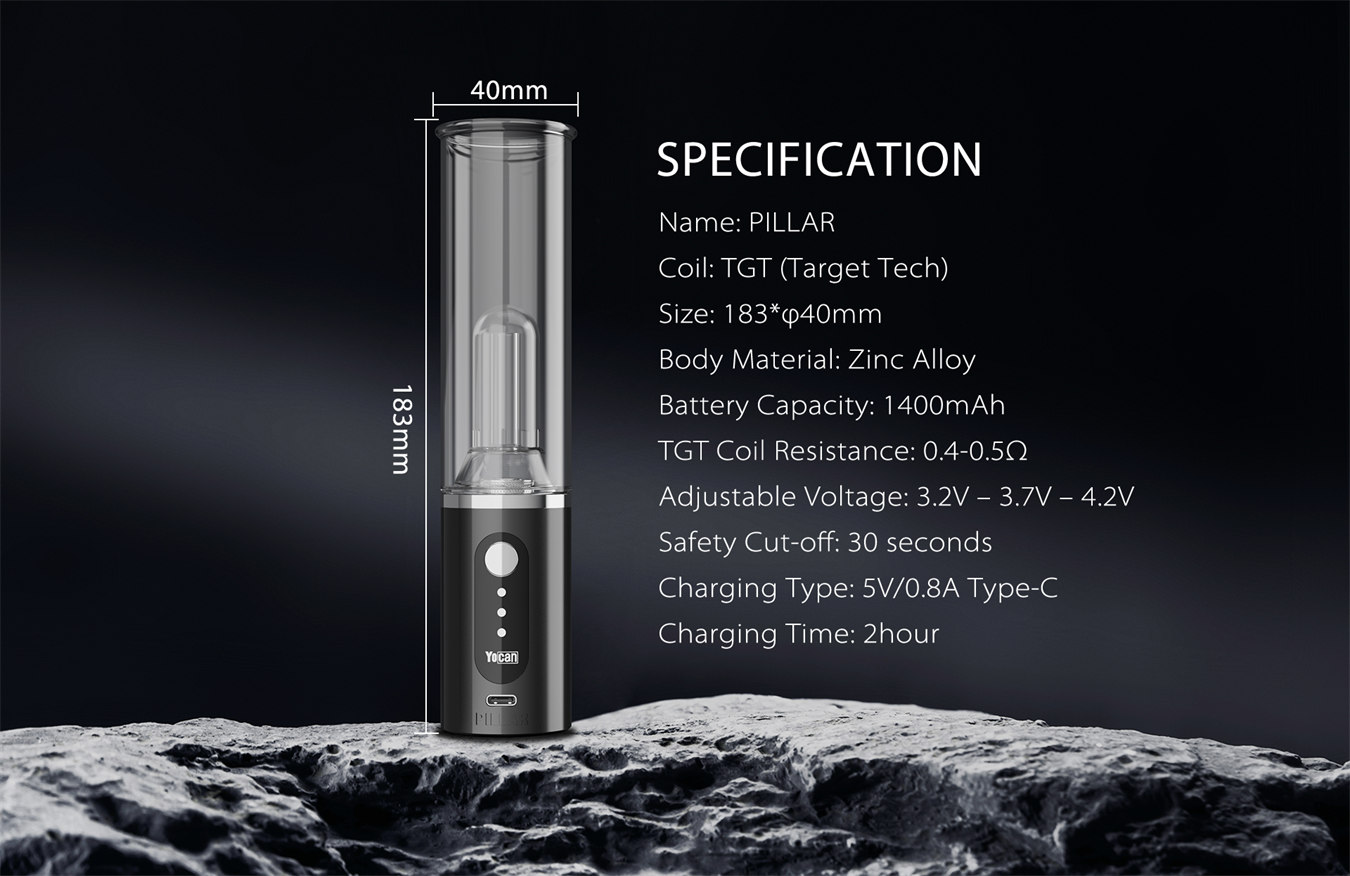 Yocan Pillar Vaporizer Kit 1400mAh