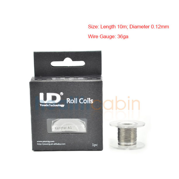 UD Kanthal A1 Wire (36ga, 0.12mm)