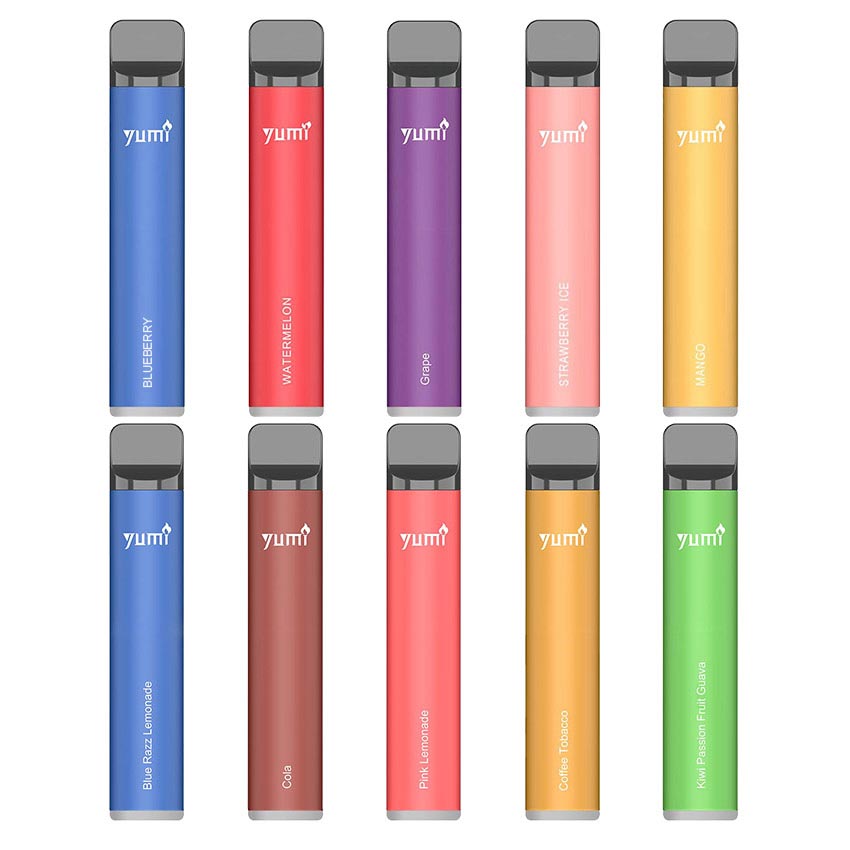 [Special Samples]5pcs Yumi Bar1500 20mg Disposable Kit 850mAh 1 for Each Flavor