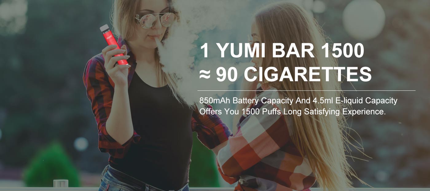 YUMI Bar1500 20mg Disposable Kit 850mAh 4.8ml