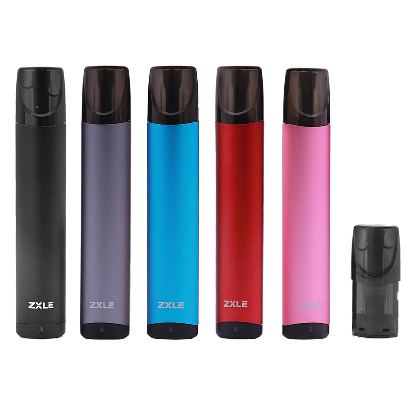ZXLE Pod Kit 420mAh 2ml with 2 Pre-Filled pods (with Package in Chinese) (with Package Damaged Only)